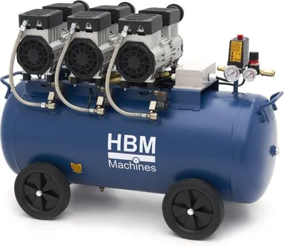Obrázok produktu pre Kompresor s nízkou hlučnosťou, objem 90 litrov (3 HP), prietok 392 l/min