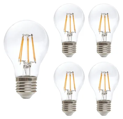 Produktbild von Kobi E27 LED Filamentlampe 11,5W 1521lm 3000K Warmweiß 230V 60mm 5 Stück