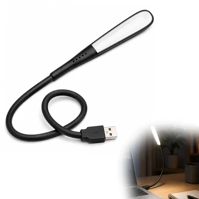 Immagine prodotto di Lampada USB, flessibile, con 14 LED, mini lampada USB per laptop