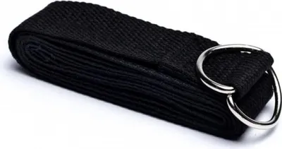 Produktbild von Yogagurt/Yogaband schwarz 183x4 cm