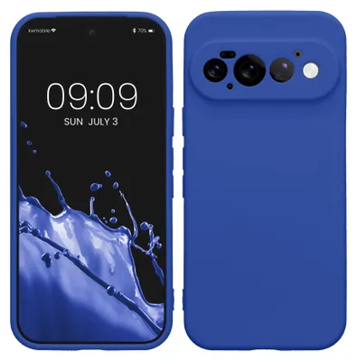 Produktbild von kwmobile Handyhülle für Google Pixel 11 Pro Hülle - weiches Handy Silikon Case - Schutzhülle Cover - Baltik Blau