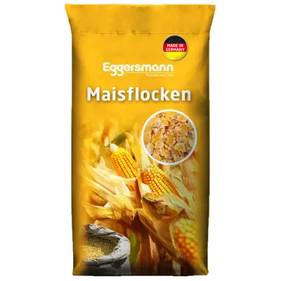 Produktbild von Eggersmann Maisflocken, Adult, 15 kg, 8,5%, 1%, 1,8%, 0,03%