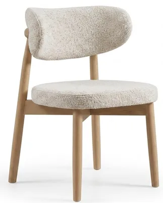 Obrázek produktu pro Židle, jídelní židle, čalouněná židle, béžová barva,  moderní design