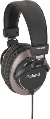 Obrázek produktu pro Roland RH-300 - Kopfhörer - Kopfband - Musik - Schwarz - Braun - 3,4 m - Verkabelt