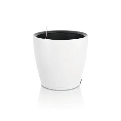 Produktbild von LECHUZA-Pflanzgefäß CLASSICO Color LS 50 Weiß | Pflanzgefäß mit Bewässerungssystem | matte Oberfläche | Ø 50 x 46,6 cm | 19470