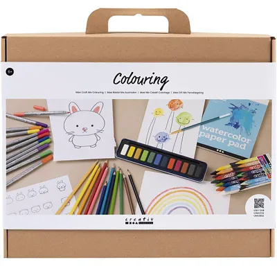 Produktbild von Creativ Company Maxi Kreativ-Box Malen und Zeichnen Set für Kinder