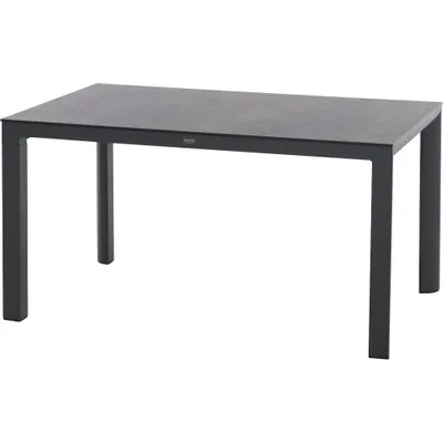 Produktbild von Siena Garden Dining Tisch SILVA 140 x 90 cm, Aluminium Anthrazit / HPL Titan - Abverkauf