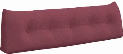 Produktbild von vidaXL Rücken Kissen Weinrot 160 x 24 x 50 cm Stoff