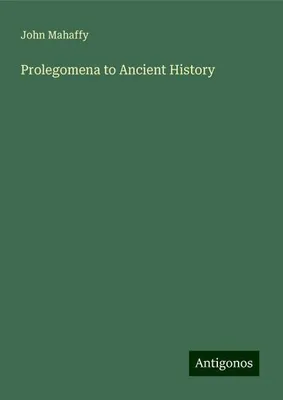 Produktbild von Prolegomena to Ancient History
