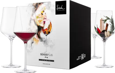 Produktbild von EISCH 4 Bordeauxgläser 518/21 im Geschenkkarton SKY SENSISPLUS 25185021/ 180073