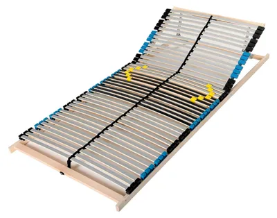 Produktbild von Lattenrost Premium 42 | 90x200 cm | 7 Zonen | 6-fache Härteregulierung | 42 Federleisten | verstellbares Kopfteil | zur Selbstmontage