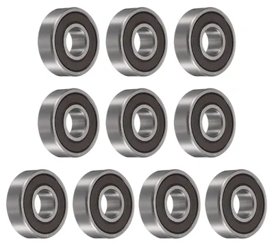 Image de 10 roulements 6000-2RS, dimensions 10 x 26 x 8 mm, roulements de précision, doublement étanches