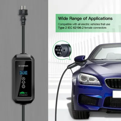 Obrázok produktu pre Nabíjací kábel pre elektromobily, 3,6 kW - 16A, typ 2, pre domáce nabíjačky a nabíjacie stanice