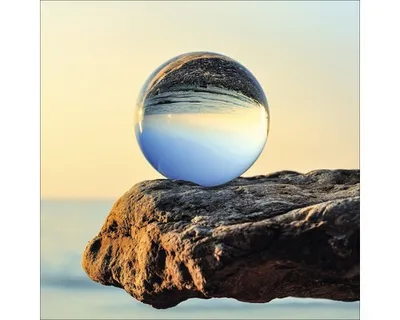 Produktbild von Leinwandbild Blue Drop 27x27 cm