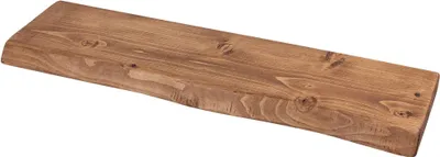 Produktbild von MoonTree | rustikales Wandregal aus Holz Aksel, 40cmx22cmx3.8cm, Dark Oak | Hängeregal, Regalboden, Wandregal Holz für Wohnzimmer, Küche & Flur