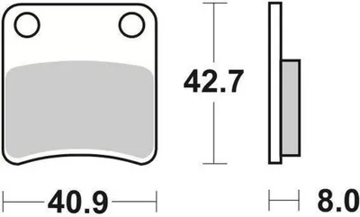 Produktbild von sbs Bremsbeläge Satz 115HF
