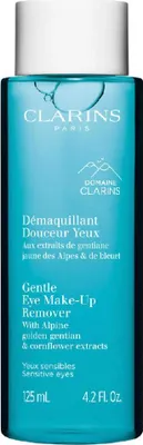 Obrázek produktu pro Clarins Gentle Eye, Pleťová voda na odstranění makeupu, Ženy, Univerzální pleť, Zklidňující, 125 ml, Láhev