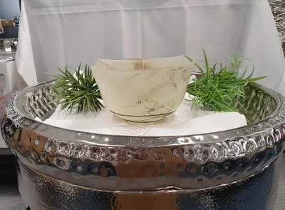Immagine prodotto di Ciotola in vetro Gilde Marble Glass Art 39009