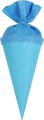 Produktbild von Goldbuch Bastelschultüte mit Filzverschluss 15 cm hellblau