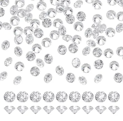 Produktbild von Zirkonia Steine - 2000 Stück facettierte CZ Diamant Strasssteine - Schmuckherstellung - 1.5 mm klar