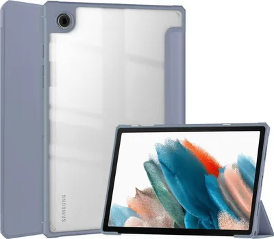 Obrázek produktu pro Obal pro Samsung Galaxy Tab A8 SM-X200 X205 Tenké pouzdro na tablet s funkcí stojánku a automatickým uspáním/probuzením Fialové