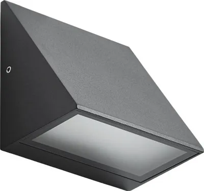 Produktbild von Lindby LED-Außenwandleuchte Triava, schwarz, 10 cm, IP65