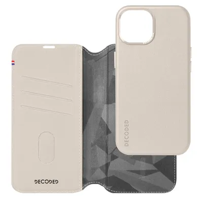 Produktbild von Decoded D24IPO15PLDW5CY, Geldbörsenhülle, Apple, iPhone 15 Plus, 17 cm (6.7"), Beige