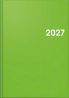 Produktbild von BRUNNEN 1079561537 Buchkalender Mod. 795 2027 A5, Kunststoff, hellgrün