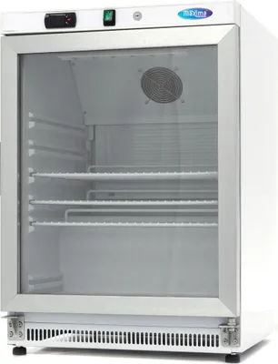 Produktbild von Maxima - Gastro Kühlschrank - 200 l - Weiß - mit Glastür