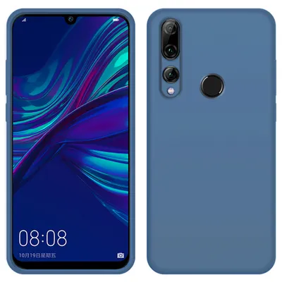 Immagine prodotto di Custodia Huawei P Smart+ 2019, custodia in silicone liquido protettiva resistente agli urti e ai graffi per Huawei P Smart+ 2019 blu