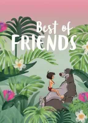 Produktbild von Poster Disney Das Dschungelbuch – Die besten Freunde 30 cm x 40 cm