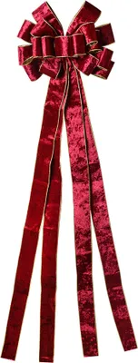 Obrázek produktu pro Clayre & Eef Dekorativní mašle 33x135 cm Růžová Syntetická