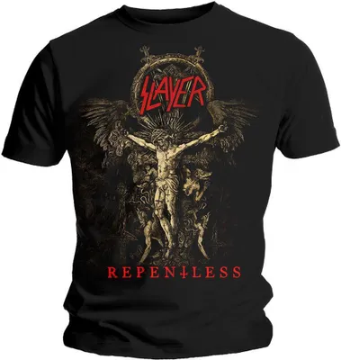 Produktbild von Slayer - "Cruciform Skeletal" T-Shirt für Herren/Damen Uni RO1919 (XL) (Schwarz)
