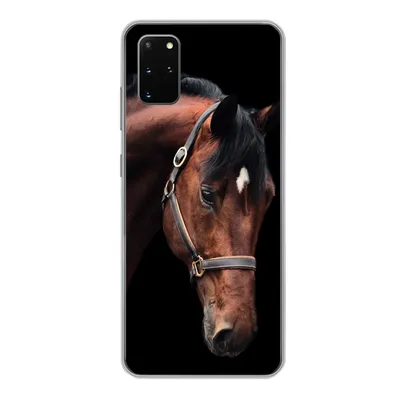 Produktbild von MuchoWow® Handyhülle Schutzhülle Hülle für Samsung Galaxy S20 Plus Pferd - Halfter - Braun Silikon Softcase Handy Hülle - Hartschale