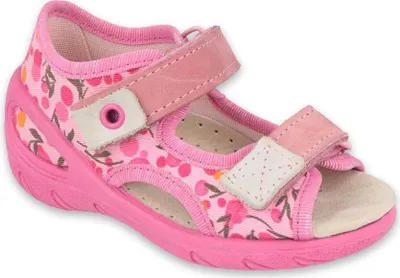 Produktbild von Kinderschuhe Sandalen Befado Lederdecksohle Rosa 21