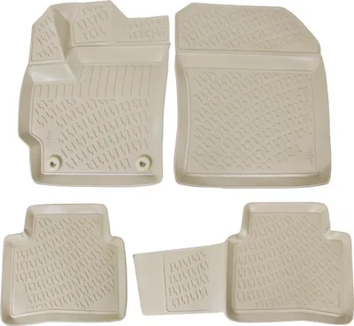 Image de 2019-2025 Tapis de sol Toyota Corolla E210 Découpable TPE Beige 4 pcs