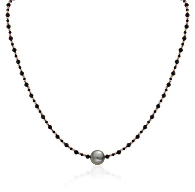 Produktbild von Luna-Pearls - 216.0873 - Halskette - 585/- Gelbgold mit Süßwasserperle