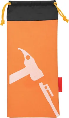 Obrázek produktu pro Stan Camping Stan Kladivo na hřebíky Taška černé kolíky Hřebíky Skladovací taška (oranžová)