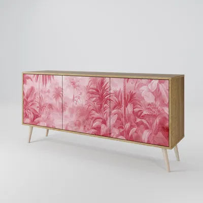 Immagine prodotto di Spacerebels cassettiera a 3 ante - credenza cassettiera - credenza alta - mobile armadio - soggiorno camera da letto - 57,5×164,5×42 (HxLxP)