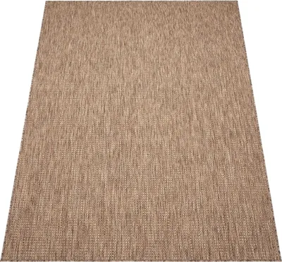 Produktbild von Outdoor Teppich Natur Balkon, Terrasse schmutzabweisend Beige Rechteckig 160x220 | 100% Polypropylen, Rücken aus Polypropylen | pflegeleicht