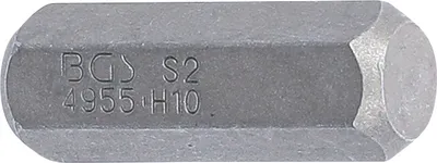Produktbild von BGS 4955 Innen-6-kant-Bit, 30 mm lang, 10 mm, 10 (3/8)