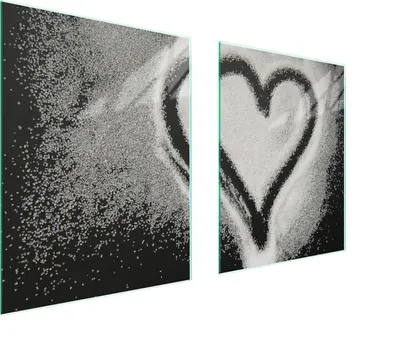 Produktbild von Glasschutzplatte Für Herd 85X52 Herz