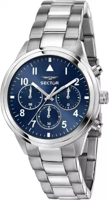 Produktbild von Sector R3253540012 Serie 670 Dual Time Herrenuhr 40mm 5ATM