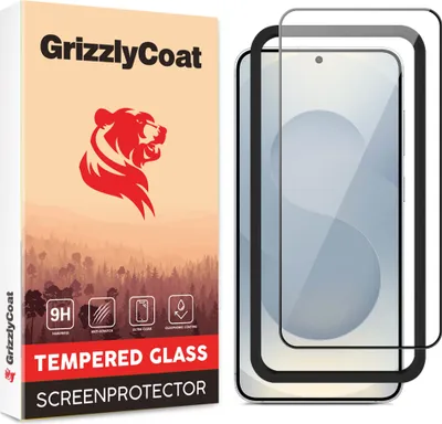 Produktbild von GrizzlyCoat AlignPro  Samsung Galaxy S25 Edge Panzerglas Gehärtetes Glas Displayschutz - Hüllenfreundlich + Applikator