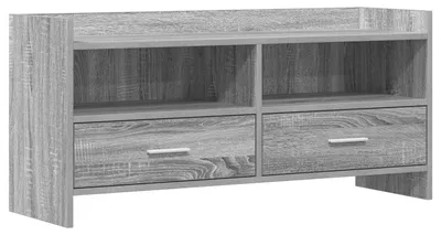 Produktbild von vidaXL TV-Schränk 100 x 33 x 47 cm Grau Sonoma Holzwerkstoff
