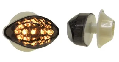 Zdjęcie produktu dla Kierunkowskazy LED do owiewek motocyklowych Przyciemniane na ciepło