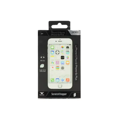 Imagen del producto de Artwizz ScratchStopper, para Apple, iPhone 6 Plus, resistente a los arañazos, transparente, 2 unidades