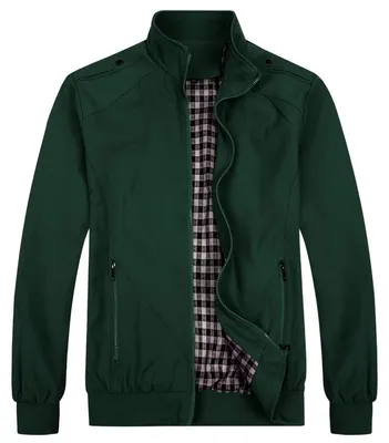 Immagine prodotto di Solidchoice - Giacca estiva leggera da uomo, verde, taglia L