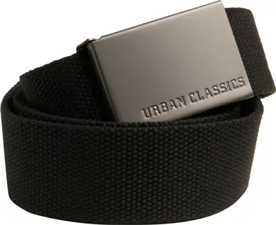 Immagine prodotto di Urban Classics TB305 | Cinture in tela Taglia unica - Colore: Nero - Taglia: Taglia unica