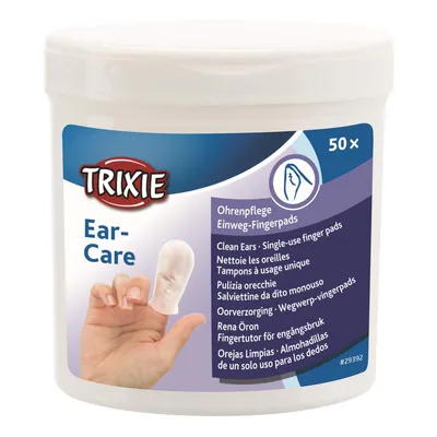 Produktbild von TRIXIE Ear Care Ohrenpflege, Fingerpads, 50 Stück